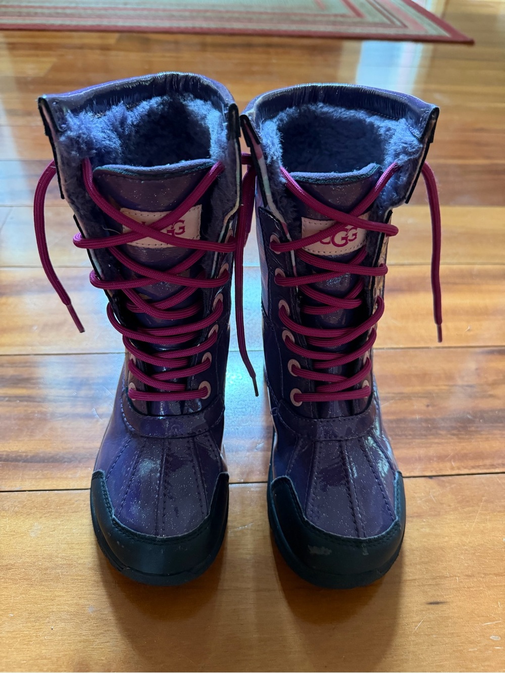 Ugg Kids Butte II Boots 1005581K
Purple Wool Lined Waterproof Duck
Boots size 1.